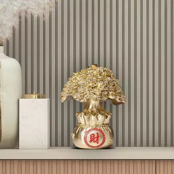 Фигурка денежного дерева, скульптура процветания, сокровищница, декоративная статуя, ремесленное украшение для