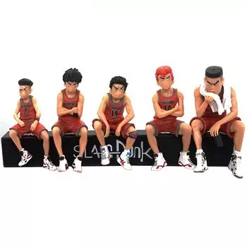 Фигурка Denyeet Slam Dunk Hanamichi Sakuragi Ryota Miyagi Hisashi Mitsui Kaede Rukawa, модель игрушечного украшения автомобиля, аниме-фигурка, прибл.. 8 см Все 5 типов