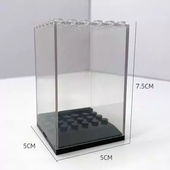 Фигурка, Дети могут вставлять фоновые карточки, Пылезащитная витрина, Коробка с прозрачной крышкой, Аксессуары для мелких деталей.