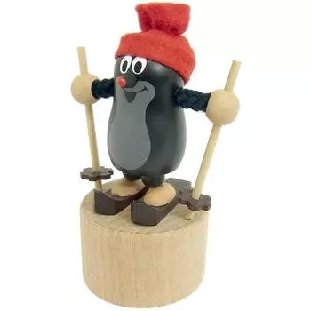 Фигурка DETOA Press Up и предметы интерьера, произведенные в Чехии ``Ski Kurtek