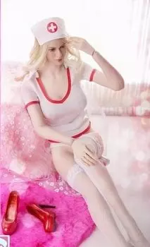 Фигурка Девушка Игрушки Красивая медсестра Сексуальная медсестра Одежда медсестры Одежда и высокие каблуки Набор и голова не [TOYBARJAPAN] 1/6 Аксессуары/Огонь FG049-A (тело