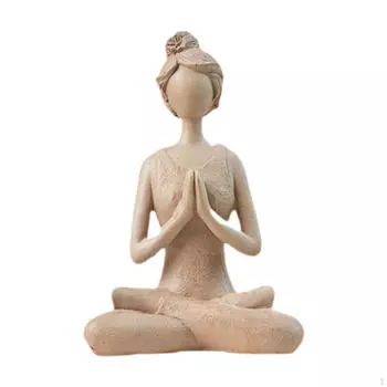 Фигурка девушки, предмет искусства для декора стола в гостиной, подарок 4.33x2.76x6.30 inch