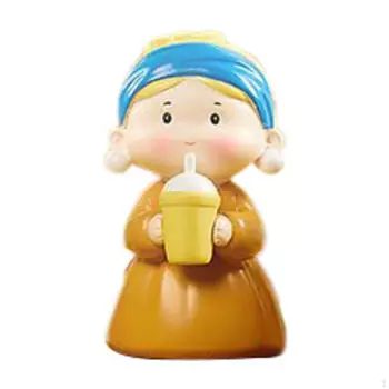 Фигурка девушки-жемчужины, украшение для рабочего стола, случайный дизайн, коробка, игрушка для мальчиков и детей 1 pcs