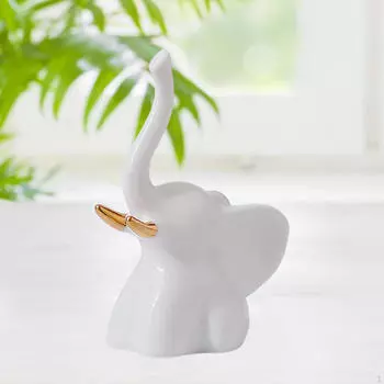 Фигурка для домашнего декора белый