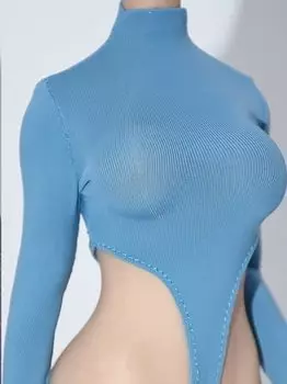 Фигурка для TBLeague Body Blue Color Sexy Beautiful Women Bodywear Leotard Swimwear и голова не [TOYBARJAPAN] 1/6 Аксессуары/Подходит (Тело включено) синий