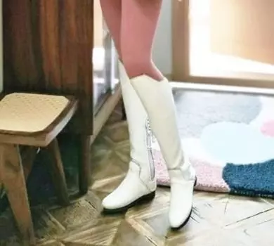 Фигурка для TBLeague Body Sexy Beauty White Fashion Long Boots голова и одежда не [TOYBARJAPAN] 1/6 Аксессуары/Подходит для женщин (Корпус, в комплекте)