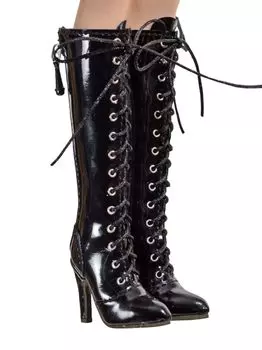 Фигурка для TBLeague обычного размера, сексуальные, красивые, кожаные, стильные, на высоком каблуке, длинные сапоги и голова, не [TOYBARJAPAN] 1/6 Аксессуары/Подходящее тело, ноги,