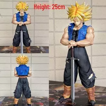 Фигурка Dragon Ball Trunks 25 см - подарочная модель для игры в аниме