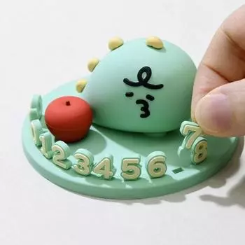 Фигурка друзей Kakao Friends, парковка, номерной знак, номер мобильного телефона, Jordi, Jordi, 1 шт., лучший персонаж Кореи