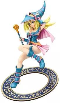 Фигурка Duel Monsters Black Magician Girl из пластика, полностью окрашенная, распродажа Yu-Gi-Oh! 1/7 чёрный