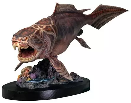 Фигурка Дунклеостей из полирезины от Star Ace Toys Wonders of the Wild. Общая длина окрашенной готовой фигурки — 420 мм. Прибл.