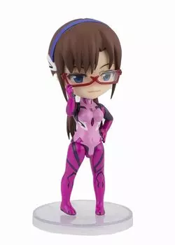 Фигурка Figuarts mini Evangelion Makinami Mari Illustrious размером около 90 мм, окрашенная из ПВХ и АБС