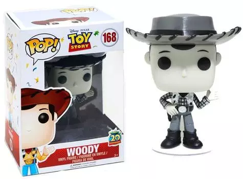 Фигурка Funko Disney Toy Story Woody 20th Anniversaire Pop 10 см 0889698118897 - - Ч/Б -