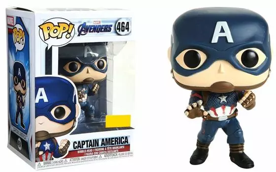 Фигурка Funko Marvel Avengers Endgame Капитан Америка синий костюм эксклюзивный Pop 10 см 0889698366762 - - -