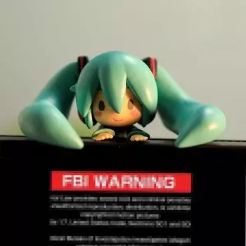 Фигурка Хацунэ Мику для компьютера, для рабочего стола, корпуса компьютера и в качестве украшения Q version of instant noodle Hatsune