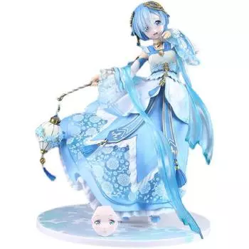 Фигурка Ханфу Рэм ручной работы от Re:Zero -Начало жизни в другом мире- Аниме-дисплейная модель 26cm