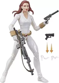 Фигурка Hasbro Marvel Legends Черная Вдова Белая Смерть Смертоносный Происхождение 15см 5010993682362 - - - чёрный