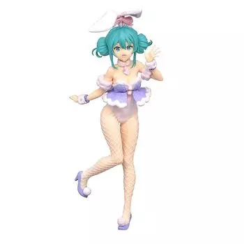 Фигурка Hatsune Miku BiCute Bunnies, белый кролик, лавандовая версия.