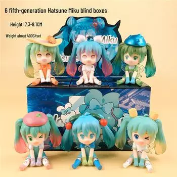 Фигурка Hatsune Miku Q Version Blind Box - Милые украшения и украшения для торта 4th generation, 1 random piece