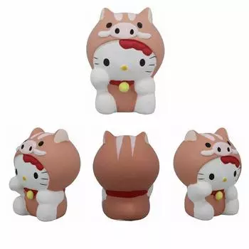 Фигурка Hello Kitty «Знак зодиака удачи», коллекция фигурок, лотерея «Предсказание удачи» «Включено в лотерею! (свинья)