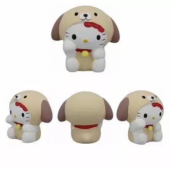 Фигурка Hello Kitty «Знак зодиака удачи», коллекция фигурок, лотерея «Предсказание удачи» «Включено в лотерею! (Собака)