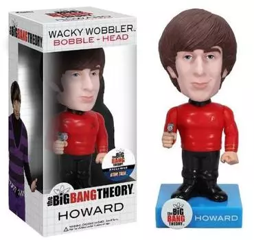 Фигурка Howard Bobble Head Big Bang Theory x Star Trek Wacky Wobbler Series ~6.5