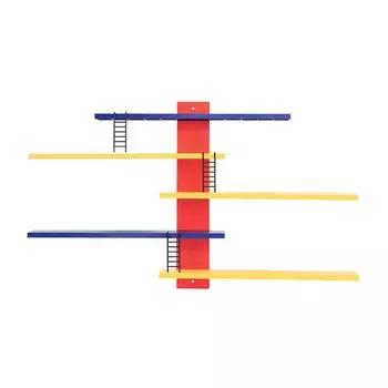 Фигурка игрушка стенд настенный ручной работы слепой ящик плавающие полки DIY красочный дисплей стеллаж лестница хранения дисплей стеллаж