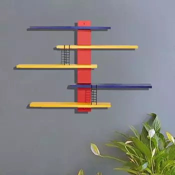 Фигурка игрушка стенд настенный ручной работы слепой ящик плавающие полки DIY красочный дисплей стеллаж лестница хранения дисплей стеллаж