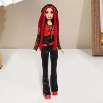 Фигурка из фильма Yousheng, украшение из смолы, рок-н-рольный наряд, статуэтка девушки, коллекционная статуэтка персонажа фильма, подарок для женщин, мужчин, фанатов красный
