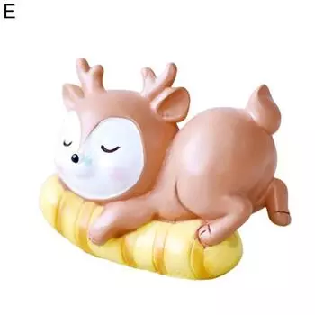 Фигурка из смолы, нежное животное, кошка, мультяшное литье, милая маленькая статуя собаки, праздничные принадлежности E