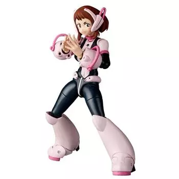 Фигурка Kaiyodo Revoltech My Hero Academia Ochaco Uraraka, окрашенная, 130 мм, ПВХ и АБС, немасштабированная, шарнирная коллекционная