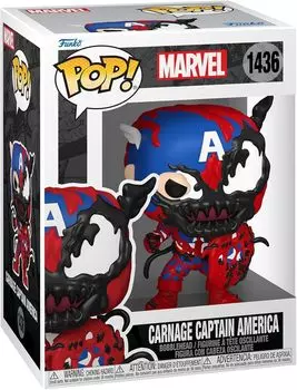 Фигурка Капитана Америки Marvel Carnage Funko Carnageized Captain America Marvel Funko POP!