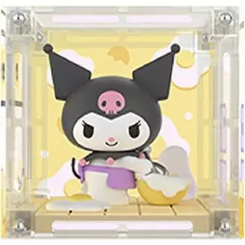 Фигурка-капсула Sanrio Kuromi Bad Boy Mini Art Gacha, отправлена случайным образом, 1 шт., популярные корейские игрушки