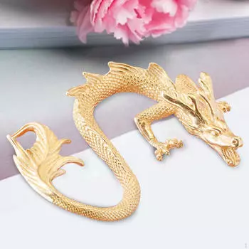 Фигурка китайского дракона, миниатюрная винтажная коллекция, художественные промыслы, скульптура животного, настольная