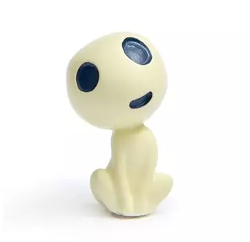 Фигурка Кодама Лесного Духа 4 типа с (сидячая улыбка)