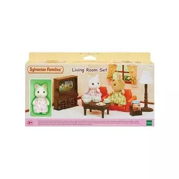 Фигурка кошки для гостиной Sylvanian Family с цветочным рисунком, цельная, популярные корейские игрушки