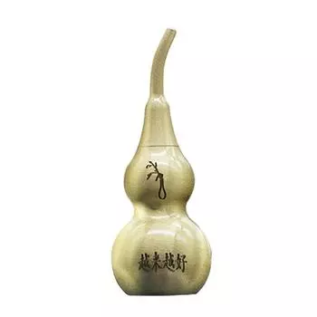 Фигурка красивой тыквы, открывающаяся, медная, гладкая поверхность