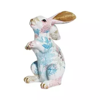 Фигурка кролика, скульптура, статуэтки кролика для праздничного украшения стола