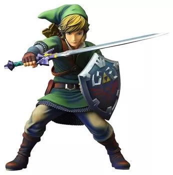 Фигурка Legend of Zelda Skyward Sword Link из ПВХ, окрашенная, готовая, перепродажа 1/7