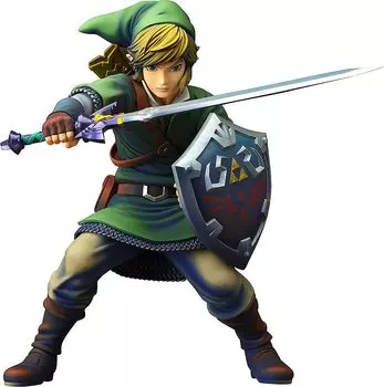 Фигурка Legend of Zelda Skyward Sword Link 17 scale PVC покрашенная готовая перепродажа
