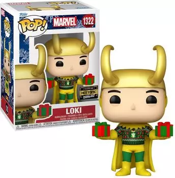 Фигурка Локи в свитере Marvel Holiday Funko Marvel Funko POP!