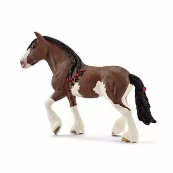 Фигурка лошади Schleich Farm World Clydesdale 13809 (женский)