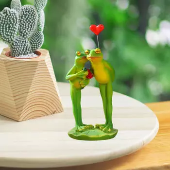 Фигурка лягушки для украшения и подарков садов газонов прудов рабочего стола Meditation
