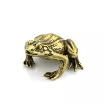 Фигурка лягушки из латуни, чайный столик, пресс-папье, орнамент, декор, форма для дисплея Frog