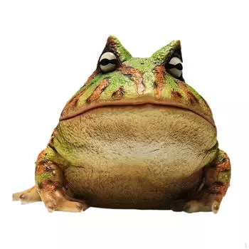 Фигурка лягушки, скульптура животного, декоративная, милая, ландшафтная, орнамент, миниатюрная статуэтка для парка