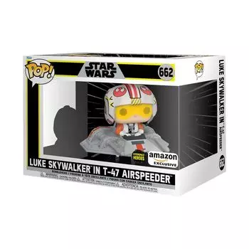 Фигурка Люка в воздушном спидере из Звездных войн Funko Ride Super Deluxe Star Wars Funko T-47 [Эксклюзив на Amazon]