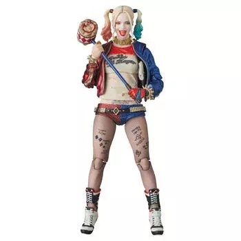 Фигурка MAFEX HARLEY QUINN окрашенная ОТРЯД САМОУБИЙЦ немасштабная ABS&ATBC-ПВХ