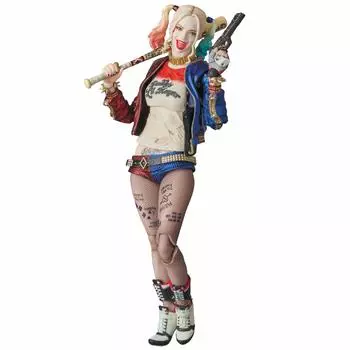 Фигурка MAFEX HARLEY QUINN окрашенная ОТРЯД САМОУБИЙЦ немасштабная ABS&ATBC-ПВХ