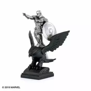 Фигурка Marvel ROYAL SELANGOR, тираж ограничен 3000 экземпляров по всему миру Капитан Америка