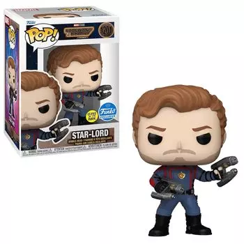 Фигурка Marvel Стражи Галактики светятся в темноте Funko Marvel Funko River Group Звездный Лорд Поп! [Эксклюзивная квартира]